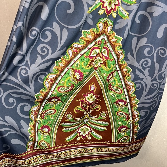 Flying Tomato smocked bandeau maxi dress bohemian indie boho size small - Picture 2 of 6